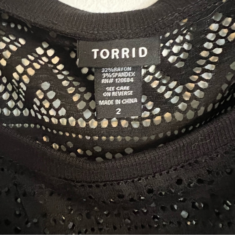 Open Pattern Tank from Torrid - Picture 3 of 5